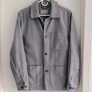 Everlane Gray Shirt Jacket